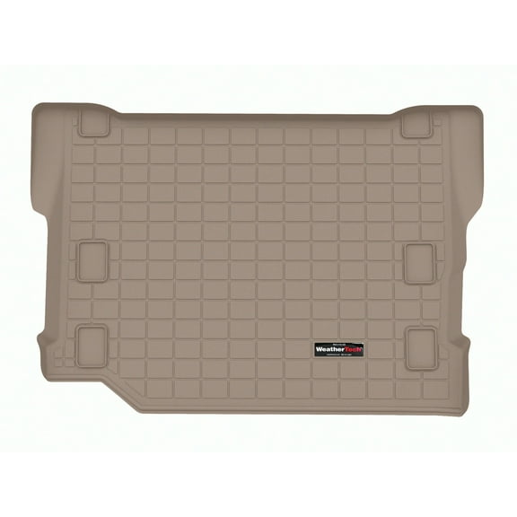 WeatherTech Cargo Trunk Liner compatible with 2024-2025 Jeep Wrangler 4xe - Behind 2nd Row, Tan