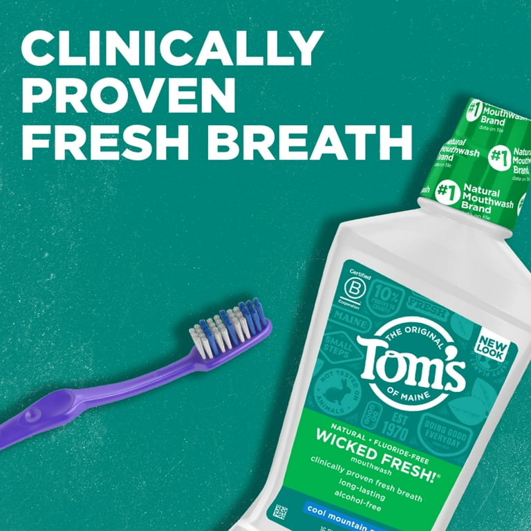 Tom's of Maine Wicked Fresh! Cool Mountain Mint Natural Mouthwash