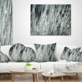 thumbnail image 3 of Designart Raindrops on Grass Black White - Landscape Printed Throw Pillow - 18x18, 3 of 4