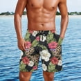 thumbnail image 3 of Yuyamidu Matching Bathing Suits for Couples Floral Bikini Sets for Women Cheeky Bathing Suit for Men Board Shorts Swimming Trunks Two Piece Swimsuit Sexy Triangle String Bikinis Leopard Man 4XL, 3 of 7