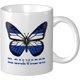 thumbnail image 1 of Tazas de café con la bandera de Cuba y mariposas, de cerámica blanca de 11 oz, 330 ml, con asa para agua, té y leche, regalo para hombres y mujeres, 1 of 8