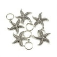 thumbnail image 2 of PENGXIANG 50Pcs/Set Starfish Pendant Dreadlock Hair Braid Pins Rings Clip DIY Cuff Jewelry, 2 of 5
