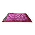 thumbnail image 2 of Ahgly Company Indoor Square Oriental Purple Industrial Area Rugs, 6' Square, 2 of 4
