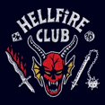 thumbnail image 2 of Mens Stranger Things Hellfire Club Costume T Shirt, 2 of 5