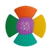 Cathery Huge Rainbow Chess Board Fidget Toys with 2 Dices Push Bubble Toy Fidget Sensory Toys Party Game