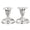Silver, variant on 2Pcs Decorative Tabletop Candle Holders Party Candelabra Home Hotel Decoration