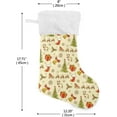 thumbnail image 2 of GZHJMY Christmas Stocking, Personalized Christmas Tree Large Candy Stocking Hanging Gift, Xmas Stockings Decoration 1 PCS for Family Holiday Party Ornaments Decor Fireplace, 2 of 7