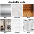 thumbnail image 5 of 6 Pack Clear Vinyl Record Shelf Wall Mount Acrylic Album Display Holder Storage Hanger CD Floating Shelf for Home office,4 inch, 5 of 8