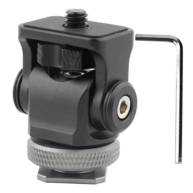 Camera Hot Shoe, Lightweight Hot Shoe Mount, High Strength Camera Monitor Mount, For Light Monitoring
