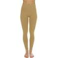 thumbnail image 6 of 3 Pack Women's High Waist Fleece Lined Thermal Leggings with Flattering Front Seam Winter Legging, 6 of 6