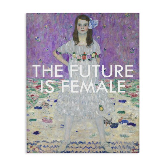 Stupell Industries Victorian The Future is Female Vintage Girl Powerful Stance Canvas Art, 24 x 30, by Jennifer Paxton Parker