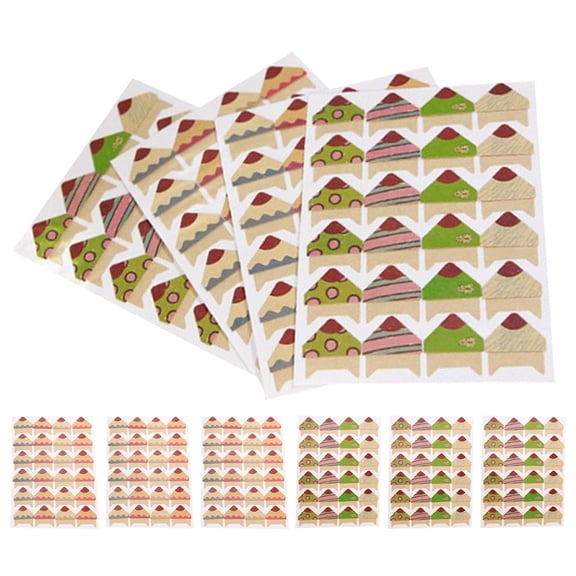 10 Sheets Photo Corners Self Adhesive Scrapbook Photo Corner Stickers for Photo Albums Scrapbook DIY Craft