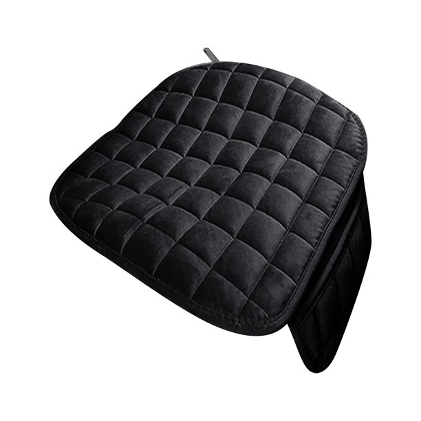 Cojín para asiento delantero sin respaldo, con funda y lazos, accesorios para el coche