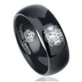 thumbnail image 3 of Black Tungsten Firefighter's Ring, 3 of 4