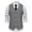 Black, variant on Men's Tweed Vest Double Breasted formal Business Herringbone Wool Vest with V Neck Waistcoat Beige