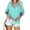 Green, variant on Women's Button Down Shirts with Pockets Casual Long Sleeve Loose Fit Blouses Tops