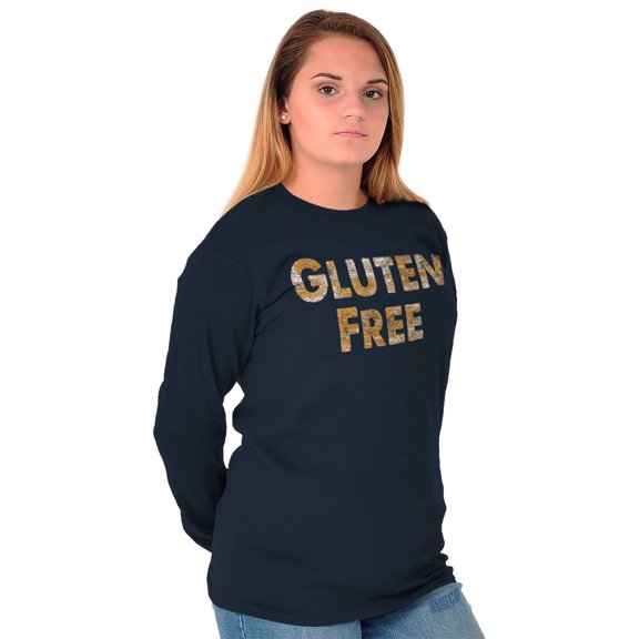 Gluten Free Bread Carbs Healthy Long Sleeve TShirt Men Women Brisco Brands S