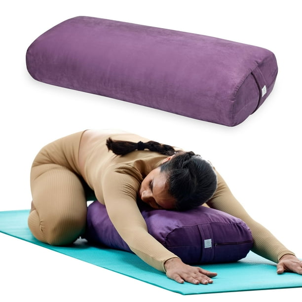 Gaiam - 05-62335 Cojín de yoga rectangular, negro