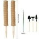 thumbnail image 3 of Poste De Musgo 2 Uds Postes De Tótem De Fibra De Coco Soporte De Plantas Palo De Musgo Apilable Estaca De Planta De Poste De Fibra De Coco Para Escalar Plantas En Macetas De Interior Enredaderas Con 1 Muyoka Hogar, 3 of 7