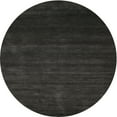 thumbnail image 1 of Ahgly Company Machine Washable Indoor Round Contemporary Charcoal Black Area Rugs, 5' Round, 1 of 7