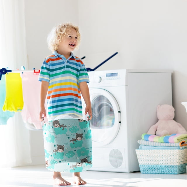 RKSTN Paniers de Rangement pour Vêtements Sales Organiser la Vie Panier à Linge Pliant