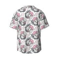 thumbnail image 7 of Kdxio Men's Hawaiian Shirt for Men Short Sleeve Shirt Poodle Dog Summer Casual Holiday Beach Button Down T-Shirts, 7 of 7