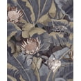 thumbnail image 2 of Dark Green Wildlife Tropical Wallpaper R8145, 2 of 2