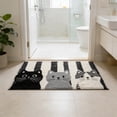 thumbnail image 4 of Tuvgenk Doormats Rectangle Multicolor Durable Cat Area Rugs Indoor Polyester Cute 23.62x35.43 In, 4 of 6