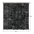thumbnail image 5 of Spider Web Halloween Pattern Shower Curtain 72"x72" ,Bathroom Decorative Shower Curtains Set with 12 Hooks,Modern Waterproof Washable Shower Curtain, 5 of 6