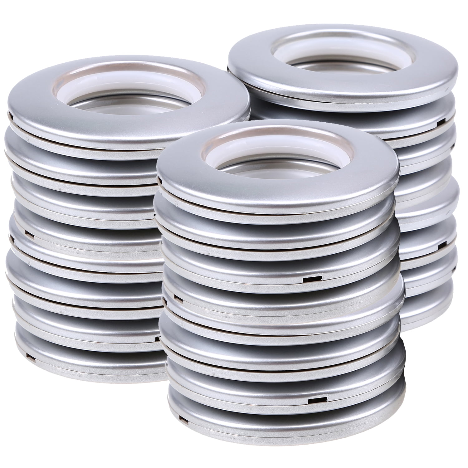 24 Pack Curtain Grommet, Inner Diameter 19/16Inch, Curtain Eyelet