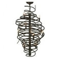 thumbnail image 5 of Meyda Tiffany 152135 Cyclone 9 Light 21" Wide Taper Candle Style Chandelier - Bronze, 5 of 5