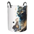 thumbnail image 4 of ZICANCN Laundry Basket Organizer, Cat Kitten Collapsible Hamper for Bathroom Bedroom Laundry Room, Small Size, 4 of 7