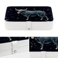 thumbnail image 4 of Constellation Portable PU Leather Jewelry Organizer with Removable Compartment, Bracelet Holder, Earring Organizer, and Jewelry Boxes, 4 of 6