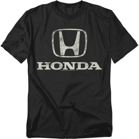 Honda Auto T-Shirt Distressed Stacked Logo Unisex Graphic Tee for Men & Women