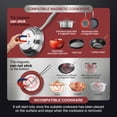 thumbnail image 3 of ChangBERT Induction Cooktop, Commercial Grade Portable Cooker, Large 8” Heating Coil, Premium Stainless Steel Countertop Burner with NSF Certified, 10 Hours Timer Powerful 1800W Professional Hot Plat, 3 of 8