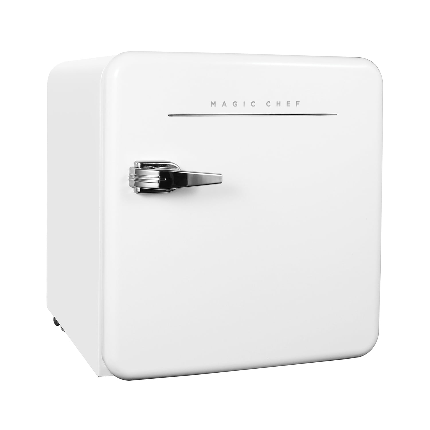 Magic Chef 0.7-cu. ft. 700-Watt Retro Countertop Microwave and 1.6- cu. ft. Energy-Star Certified Retro Mini Fridge Kit, White