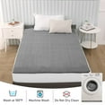 MaxKare Twin Size Heated Mattress Pad with 10 Heating Levels & 10 Timer