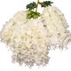 thumbnail image 4 of ¡Ahorros navideños! Flores artificiales Accaprate, rama de flores de imitación larga, colgante de pared, glicina artificial para boda, arco de boda, decoración de ratán, decoración otoñal para el, 4 of 4