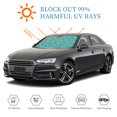 thumbnail image 6 of Kdxio Beautiful Seashells Print Windshield Sun Shade, Foldable Sun Blocker for Car,Truck,SUV Automotive Interior Sun Protection,Reflective Shade for Front Windshield(Small), 6 of 7