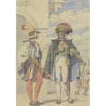 thumbnail image 3 of Richard Dadd 11x14 Black Modern Framed Museum Art Print Titled - Sketch for the Passions; Jealousy (1853), 3 of 5