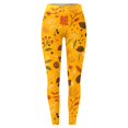 thumbnail image 4 of High Waist Thanksgiving Print Leggings Soft Stretchy Workout Yoga Pants Comfortable Design For Women Casual Wear And Fitness Activities, 4 of 4