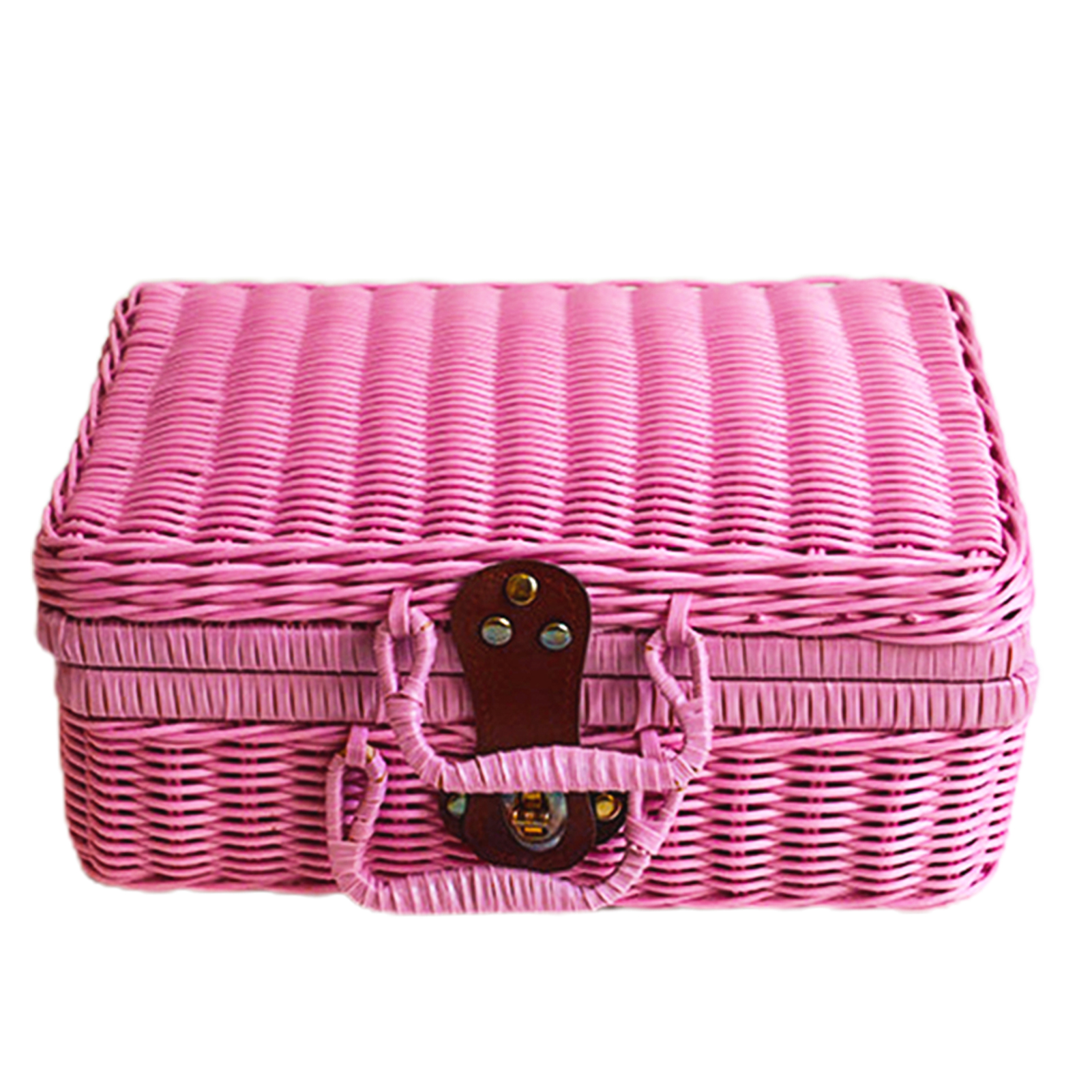 Picnic Basket Large Size Organizer Container Storage Basket with Lid