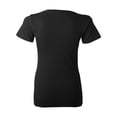 thumbnail image 2 of Bella + Canvas Women's Jersey Short Sleeve Deep V-Neck Tee B6035, 2 of 3