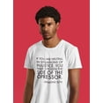 thumbnail image 2 of If You Are Neutral In Situations of Injustice Desmond Tutu  Men White T-Shirt, Male Medium, 2 of 4