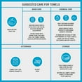 thumbnail image 6 of Home Essence Roman Super Soft 6 Piece Cotton Towel Set, Dark Gray, 6 of 8