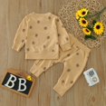thumbnail image 4 of Gibobby Conjunto de Sudadera y Pantalón Conjunto de pantalones de manga larga con estampado de otoño para bebés y niñas recién nacidos(B,6-12 Meses), 4 of 5