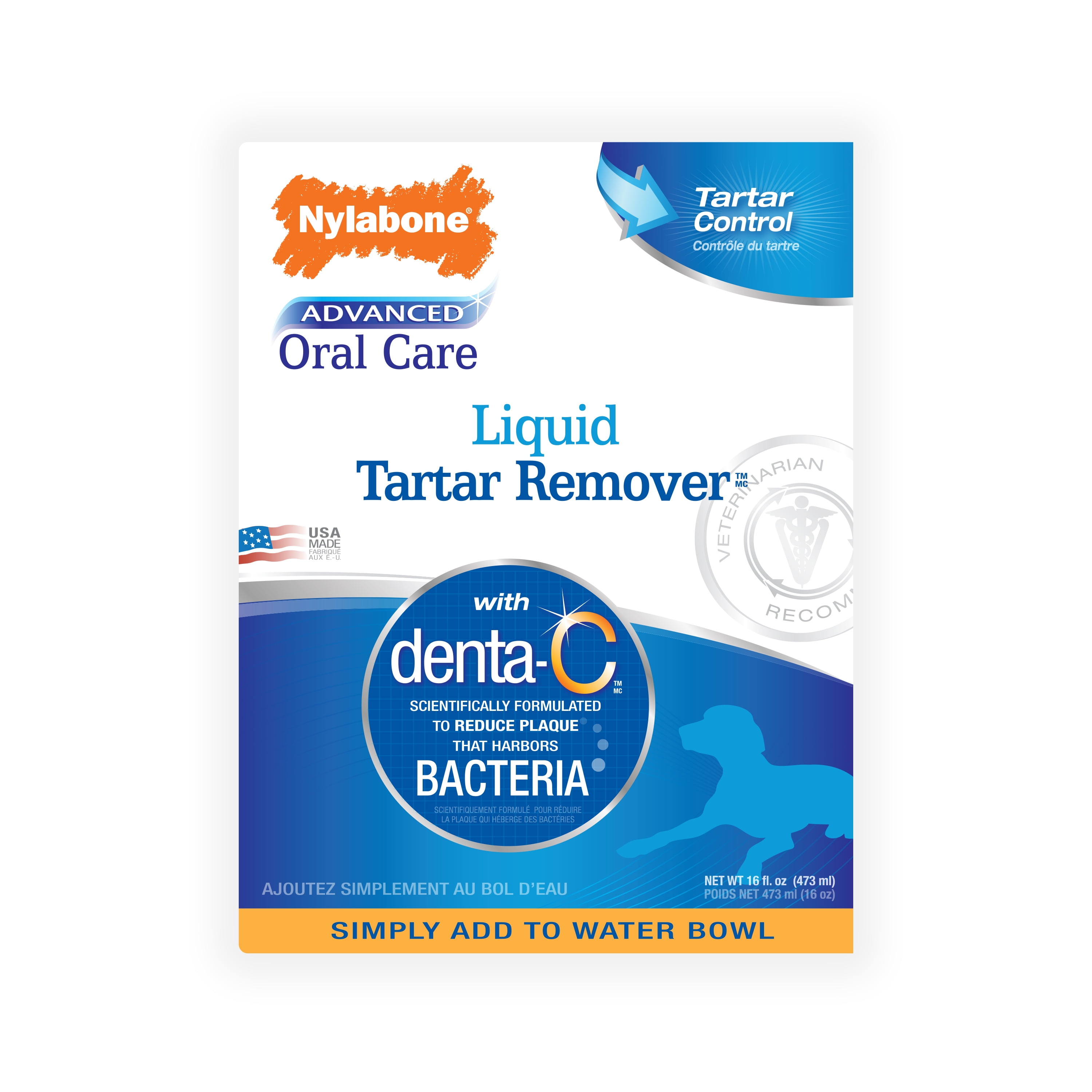 nylabone advanced oral care liquid tartar remover