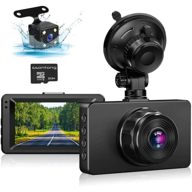Dash Cam For Car 1080P HD Dash Cam 3 Camera Motion Detection G