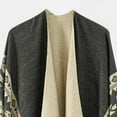thumbnail image 3 of ZhangBaoLin Women Shawl Wrap Cardigan Poncho Cape Open Front Long Sweater Coat Wool Blanket, 3 of 4