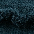thumbnail image 4 of Unique Loom Comfort Solid Shag Collection Area Rug - Solace (3' 3" x 5' 3" Rectangle Sapphire Blue), 4 of 7